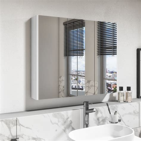 steel mirrored bathroom cabinets|mirrored bathroom cabinet 800 wide.